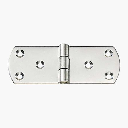 Gångjärn rostfritt 100 x 40 mm 2 st. - Biltema