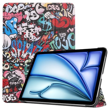 Apple iPad Air 11 7th Gen (2025) Fodral Tri-fold Graffiti