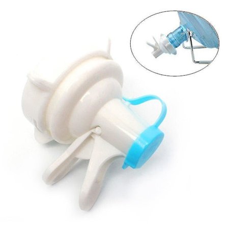 Økovennlig Plast Liten Bærbar Camping Hjem Invert Vann Dispenser Støvdeksel 1 Stykke Hvit