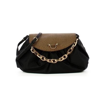 Borbonese, Cross Body Bags Zwart, Dames, Maat:ONE Size