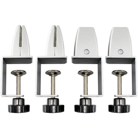 Nyseskjermstøtte Klemme Skillevegg Aluminium Justerbar Skillevegg Klemme Akryl Skrivebordsdeler Støtte