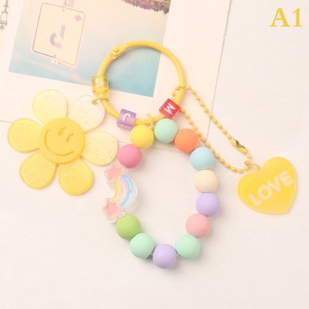 e Sunflower Pennat nøkkelringer for kvinner n Style Bag Keychain Co