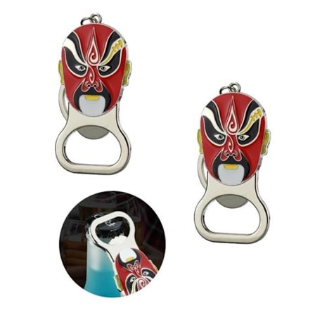 Flaskeåpner - 2 stk - Bærbar flaskeåpner - Sink Alloy - Dimensjoner 7.8*3.7cm