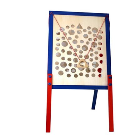 Klatrestig - Mega - Beige - 58 x 95 x 120 cm - Ideal för inomhusklättring - Hållbar