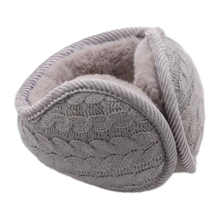 Uni, Talviset Lämpimät Korvaläpät, Kokoontaitettavat, Ulkoiluun, Pyöräilyyn, Juoksuun, (Harmaa)