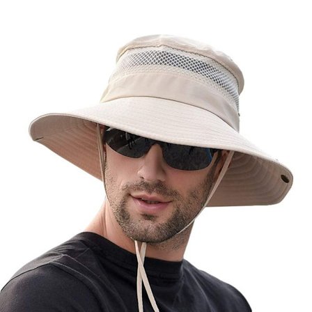 Safarihatt UV 50+ skydd utomhus sommar fiskehatt[HK]