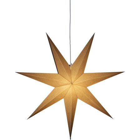 Konstsmide - Julestjerne Pappersstjärna greige 78 cm Greige