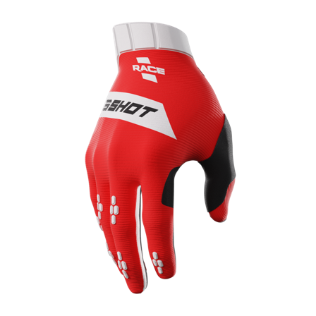 Crosshandschuhe Shot Race Kinder Rot 12