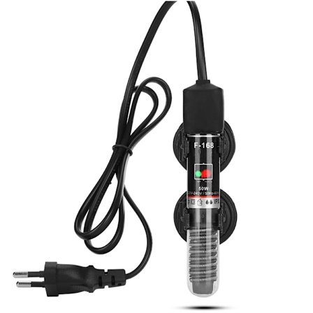 50W Akvarie Varmelegeme Mini Akvarier Konstant Temperatur 26°C EU Stik 220V‐240V