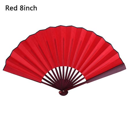 Stil handhållen fläkt blank sidentyg Vikbar fläkt fest bröllop