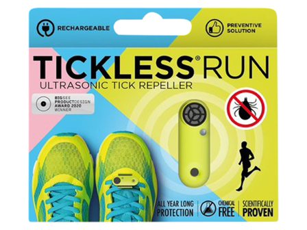 Tickless Run oppladbar elektronisk flåttjager, Grønn, 1 stk.