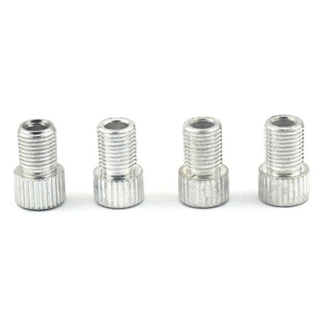 Cykelventiladapter i aluminiumlegering, Fransk ventil till , Cykeltillbehör Blå