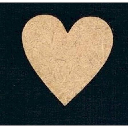 Formar i MDF-trä Hjärtan (x 4)