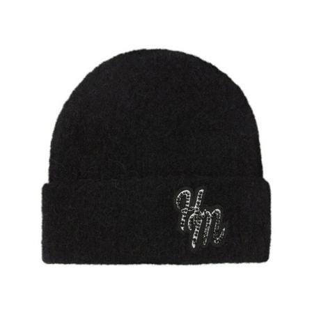 Heartmade, Beanies Zwart, Dames, Maat:ONE Size,Polyamide