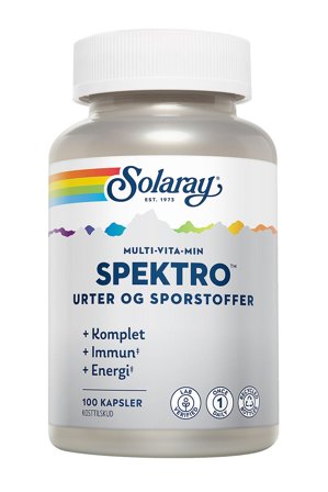 Solaray Spektro Multi-Vita-Min Urter og Sporstoffer, Helse & Madvarer, Vitaminer, Multivitaminer