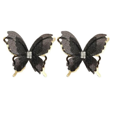 Stilfulde Øreaccessories med Mesh-Sommerfugl, Moderne Ørestikker Smykker til Fest, Overdådige Øreringe Brudeornament