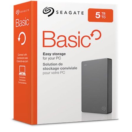 Seagate Basic STJL5000400 - harddisk - 5 TB - USB 3.0
