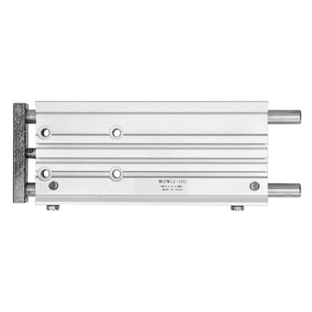 Tunn pneumatisk luftcylinder med 3 styrstänger Aluminiumlegering MGPM12X100