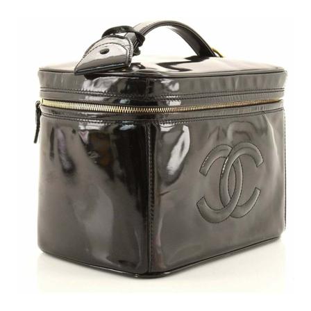 Chanel Vintage Pre-owned Cosmetic Tas , Zwart , Dames , Maat: ONE Size Vintage Tassen