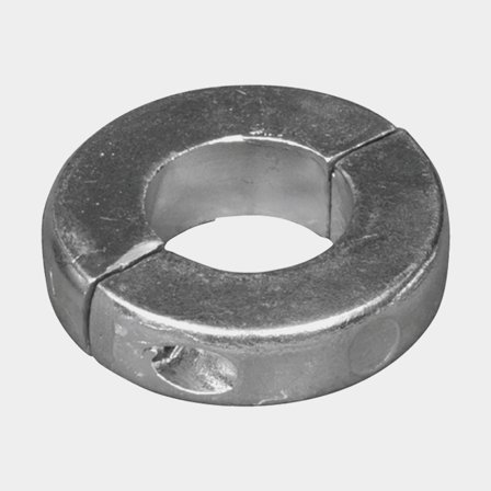 Aluminiumanode Tecnoseal, voor as, Ø25 mm/Ø65 mm, smal