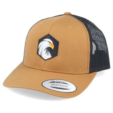Wild Spirit - Marrone trucker Cappellino - Hex Caramel/Black Trucker @ Hatstore
