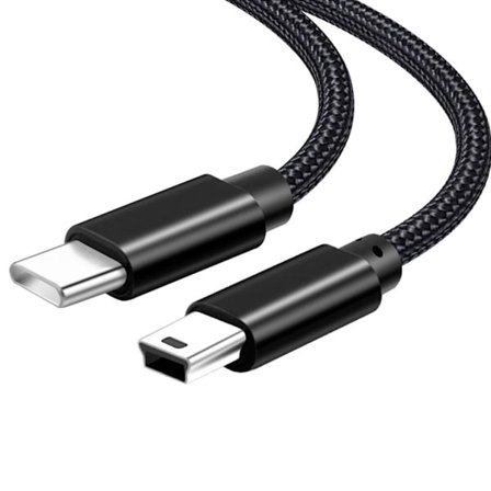 Tangles Free nylon Type-C - Mini USB -latauskaapeli tiedonsiirtojohto luotettavaan ja pitkäkestoiseen käyttöön