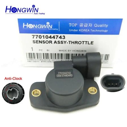 7701044743 Gashåndtagspositionssensor (TPS-sensor) Passer til Renault Fiat Clio Magane Scenic Fait Alfa-Romeo Lancia 7714824 77077710