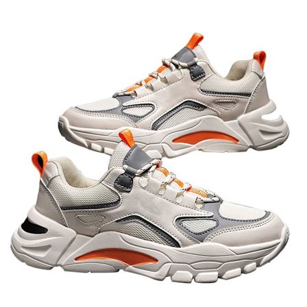 Herr Sneakers Låga Löparskor Vår Fashionabla Koreanska Trendiga Kontrastfärg Sneakers