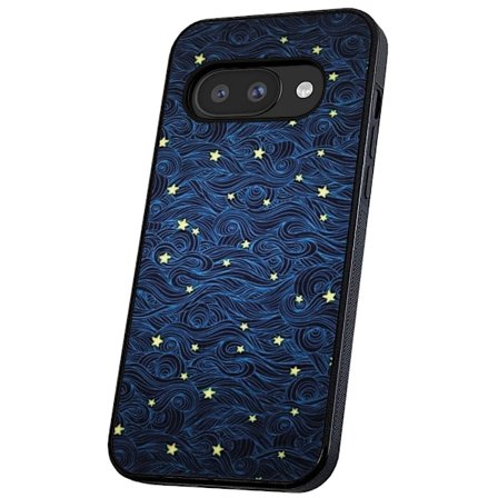 Google Pixel 9A - Cover/Mobilcover Stjernemønster