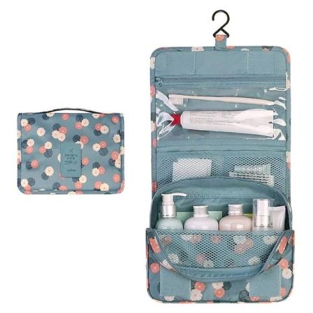 Kannettavat matkasäilytyslaukut Useita taskuja Suuren kapasiteetin taitettavat hygieniatarvikekassit Organizer ulko- tai kotimeikkikosmetiikkapussit 