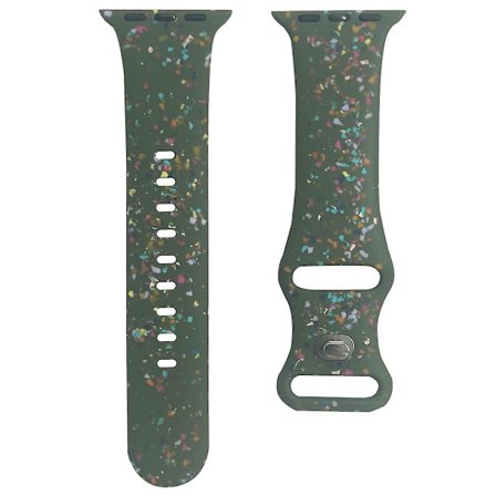 Klockarmband för Apple Watch Series 9 8 7 41mm/SE (2023) SE (2022) 6 5 4 SE 40mm/3 2 1 38mm, 8-spänne