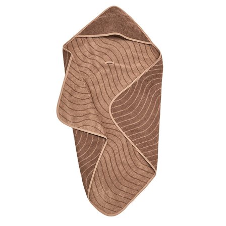 Leander Hoodie Woodland Økologisk Bomuld Clay, Børn & Forældre, Badetid, Håndklæder