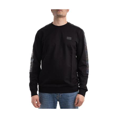 Emporio Armani Ea7, Sweatshirts Zwart, Heren, Maat:S