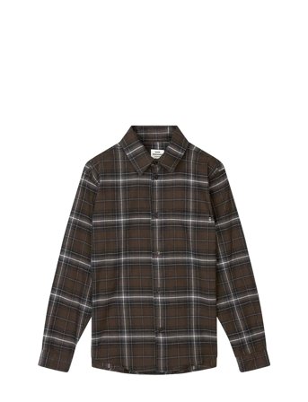 Mads Nørgaard Cotton Flannel Svano Shirt - Multi/patterned - 176