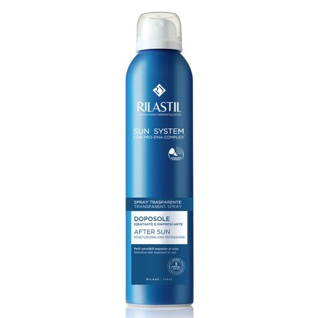 Rilastil Spray Trasparente Doposole 200ml - Acqua corpo doposole