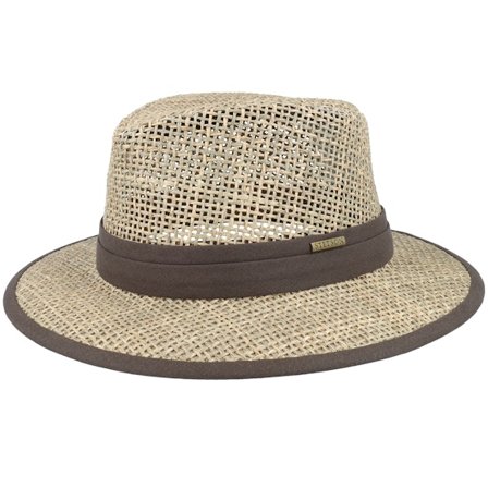 Stetson - Beige straw Hattu - Seagrass Beige Traveller @ Hatstore