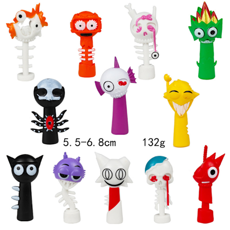 Sprunki-pelihahmolelut, hahmopatsaslelut työpöydän koristelu koristeet lasten aikuisten pelifanien lahjat