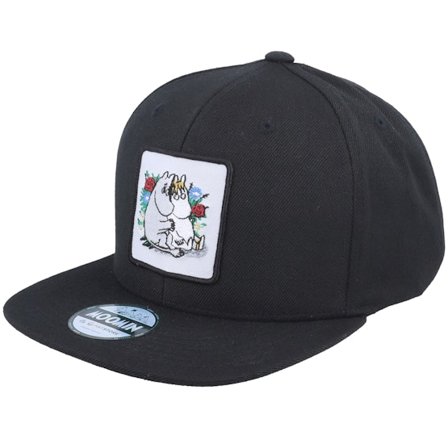 Moomin - Sort snapback Kasket - Kids Best Friends Black Snapback @ Hatstore