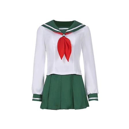 Naisten Inuyasha Cosplay Kagome Higurashi Winter Sailor Outfits -asu L