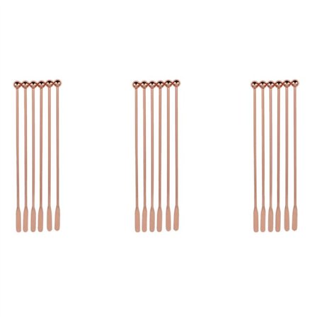 Rustfrie stål drikkepinne Kaffe Rørepinne Cocktail Drikke, Sett med 18 Kaffe Rørepinne