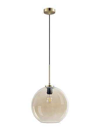 Loop Amber Pendel D30 Home Lighting Lamps Ceiling Lamps Pendant Lamps Brun Dyberg Larsen