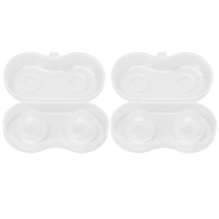 2 Set Nipple Corrector Silikon Nippel Puller för Platta Invändiga Korta Nipplar Kvinnor
