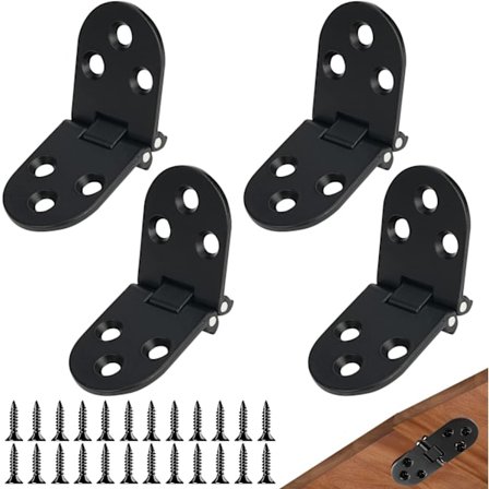 4 stk. Klapdør Flade Hængsler Klapdør Hængsler Klap Fl, ZQKLA