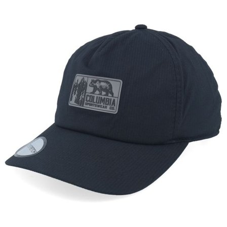 Columbia - Svart unconstructed Keps - Alta Crest 3d Stretch Black Dad Cap @ Hatstore