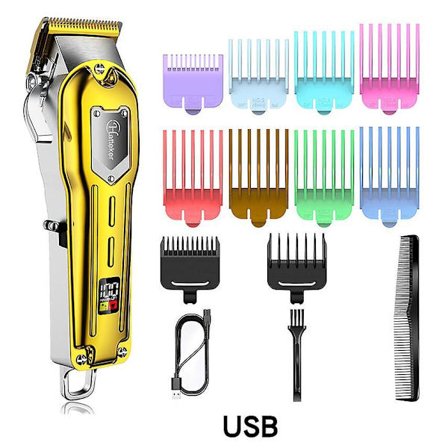 Hair Clipper Hair Trimmer Beard Trimmer Hair Cutter Hair Cutting Kit For Men Cordless Usb Rechargeable
