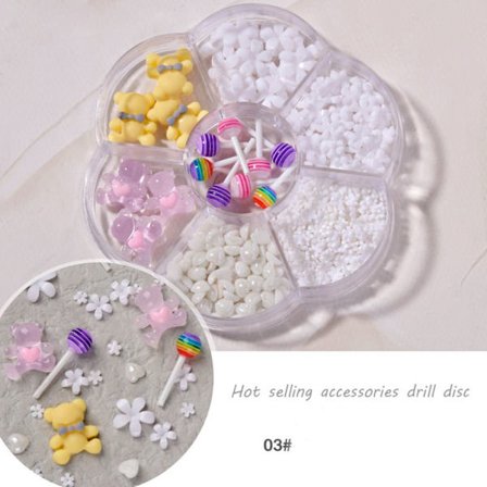 Nail Art Decorations Mix Colors 03