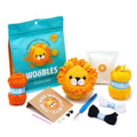 Woobles Startkit för Virkning med Easy Peasy Garn, Som Syntes på Shark Tank Pingvin