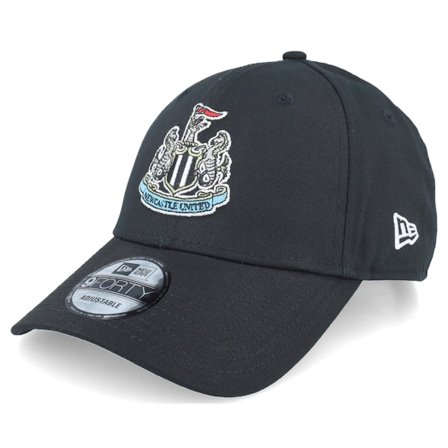 New Era - Newcastle United Core 9FORTY Black Adjustable Adjustable Black Cap - Football @ Hatstore