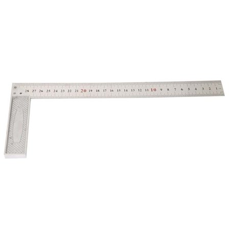30 cm Aluminiumlegering 90 Grader Rätt Vinkel Linjal (Standard)