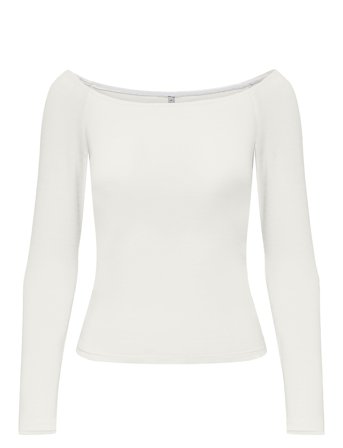 ONLY | Onlglamour L/S Boat Neck Top Box Cc Jrs | XL